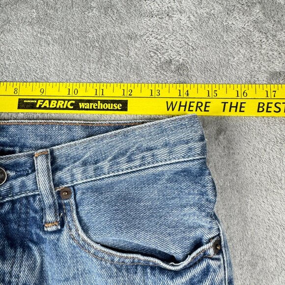 Abercrombie Kids Blue Jeans Size 14 Straight Leg 100% Cotton Denim - Picture 12 of 12